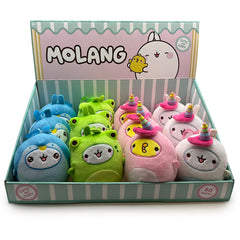 Molang Plush Bag Clips 6in